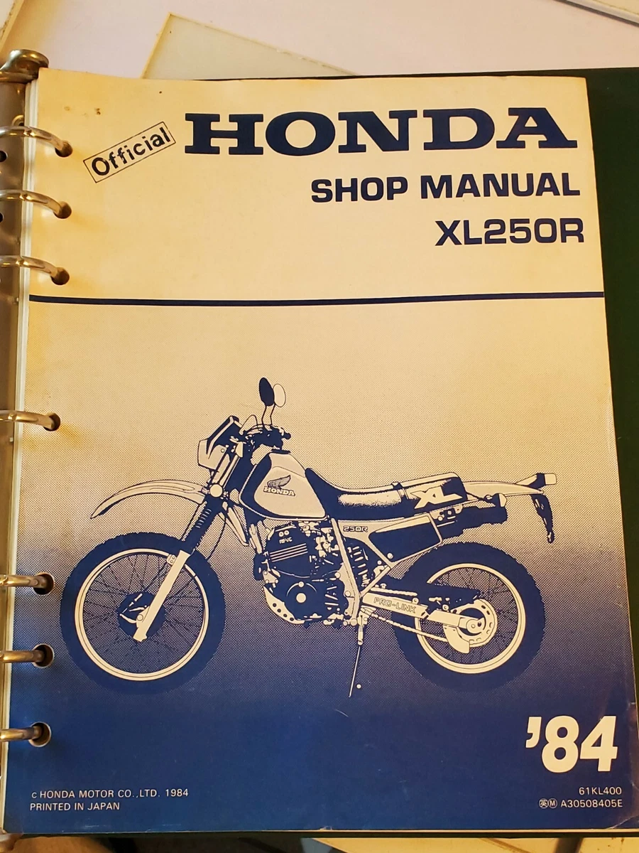 XL250R Motorcycle Repair Manuals & Literature for sale | eBay XL250R Motorcycle Repair Manuals & Literature for sale | eBay