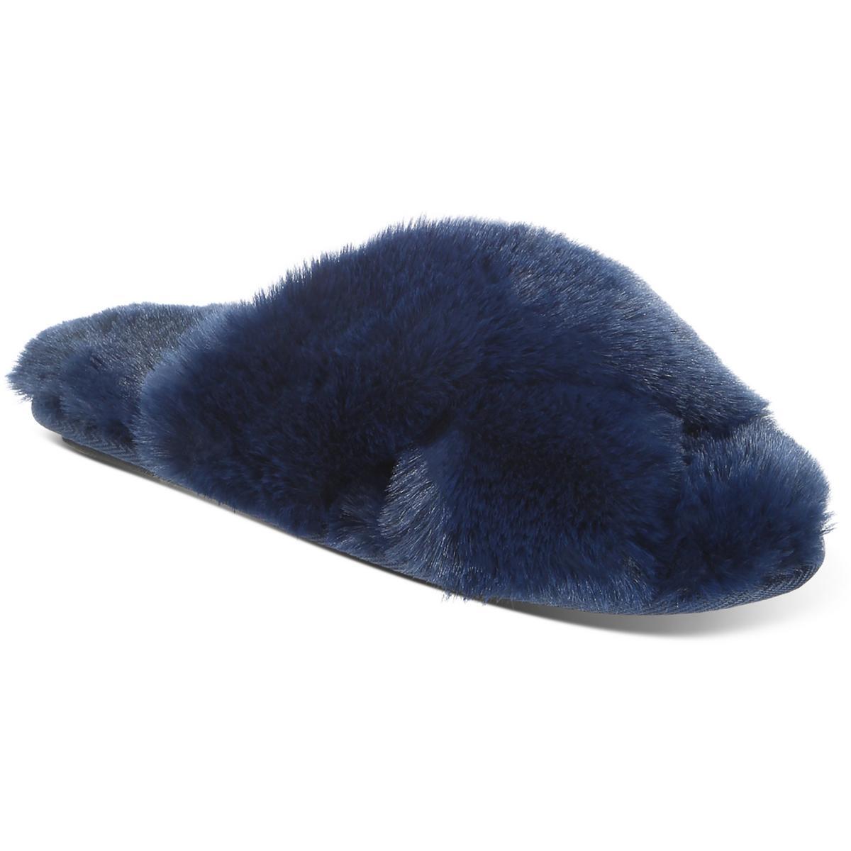 Женские синие шлепанцы Jennifer Intimates, размер 7-8, средний (B, M), BHFO 2824