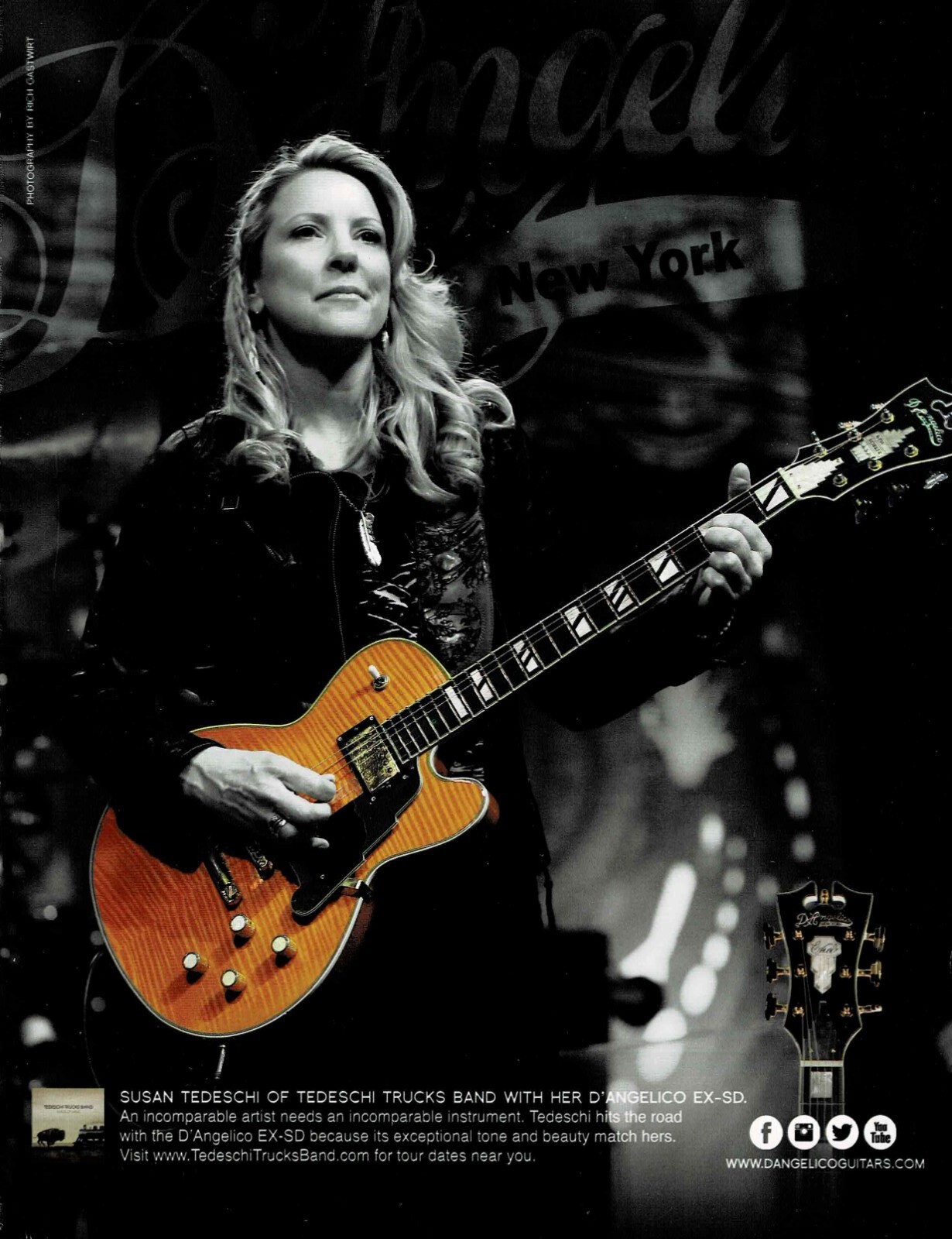 Susan Tedeschi Of Tedeschi Trucks Band D Angelico Guitars 2015 susan-tedeschi-of-tedeschi-trucks-band-d-angelico-guitars-2015