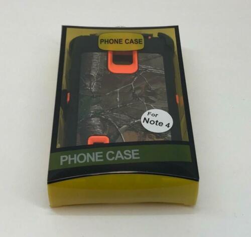 For Samsung Galaxy Note 4 Heavy Duty Protection Case Cover with Belt Clip - Picture 3 of 11
