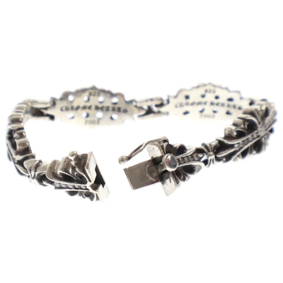 CHROME HEARTS (クロムハーツ) FLRL CRS after 1D CHROME HEARTS FLRL CRS LINK P D Floral Cross Link PAVE