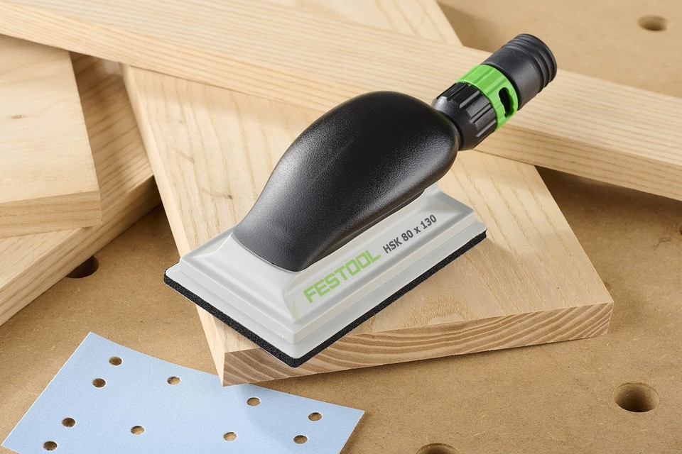 Festool Spindle Block Festool 496962 80mm X 130mm Hand Sanding Block | eBay