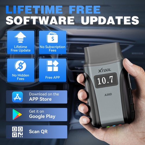 2025 XTOOL A30D Car BiDirectional OBD2 Scanner Automotive Diagnostic Scan Tool - Picture 3 of 14
