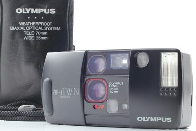 フィルムカメラ Olympus AF-1 TWIN QUARTZ G19-07-0611-1p 💥MINT in Case w/Strap] Olympus AF-1 TWIN Quartz Date 35mm Point