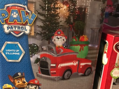 inflatable paw patrol fire truck