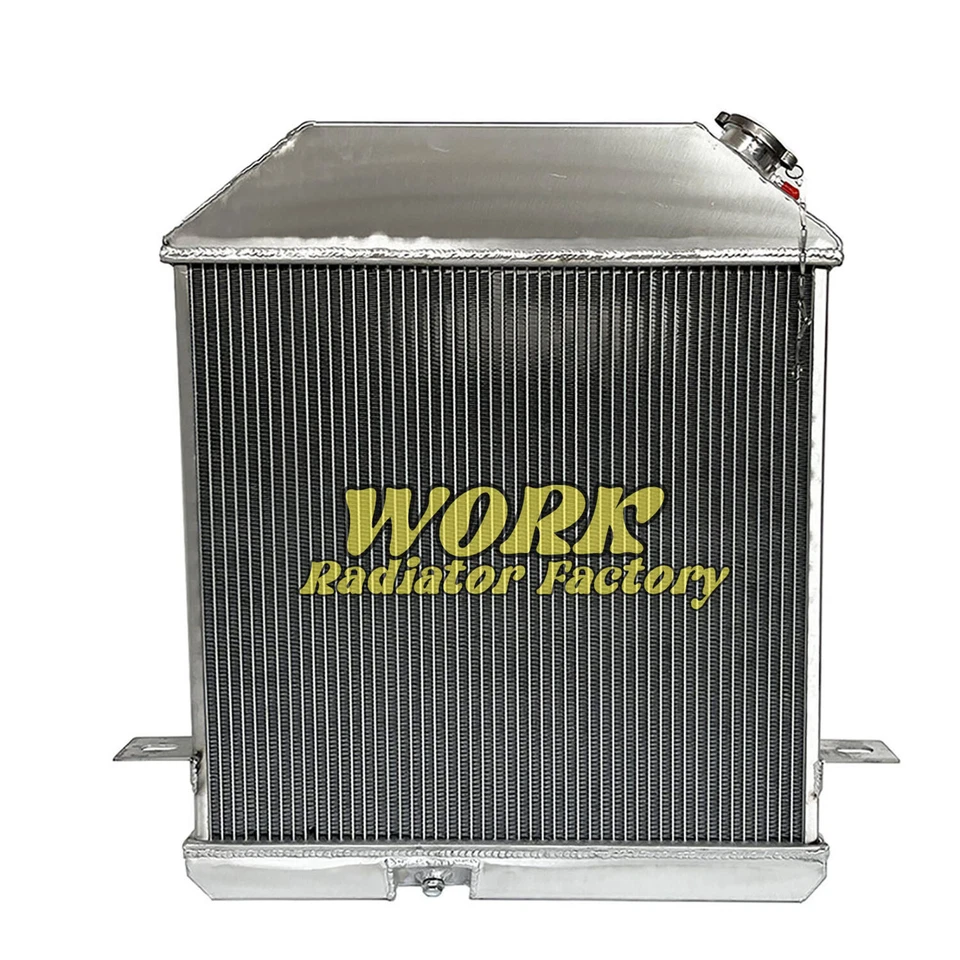 Full Aluminum Radiator Fit 1939-1940 40 39 Ford Deluxe/Pickup Truck Flathead V8 - Image 2 of 4