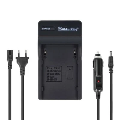 KJ-VERTRIEB Ladegerät für Canon Akku BP-911 BP-914 BP-915 BP-924 BP-927 BP-930 BP-941 BP-945