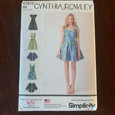 UNCUT Simplicity 1873 SKATER SUN DRESS & CAPE JACKET 6 - 14 Sewing Pattern NEW
