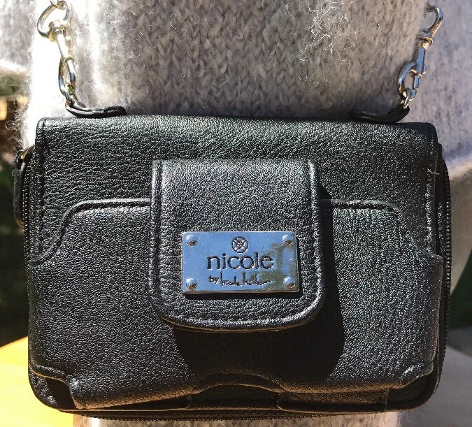 Nicole miller cheap crossbody wallet
