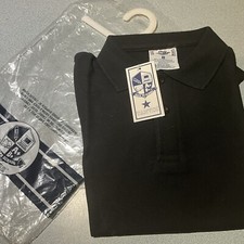 UNIFORM BOYS SHORT SLEEVE POLO SHIRT SIZE 8 BLACK TANVIR BACK TO SCHOOL FREE SH