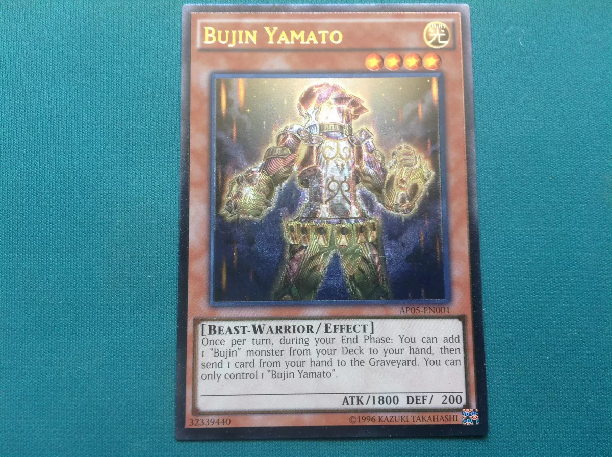Yugioh - Bujin Yamato - AP05 EN001 - Ultimate Rare - VLP | eBay