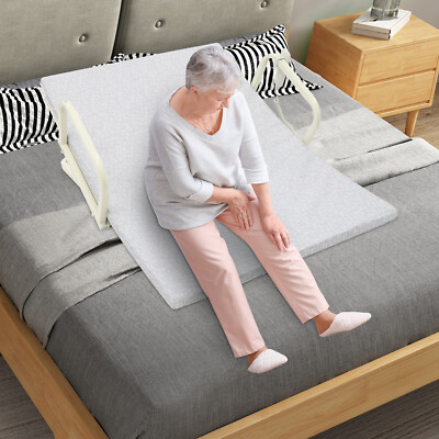 Electric Adjustable Bed Backrest Power Lifting Back Support Single Light Gray