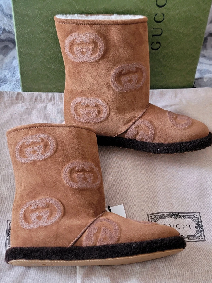 gucci shearling boot