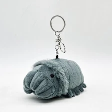 Movie Mickey 17 Crawler Plush Pendants Gray Monster Stuffed Keychain Toy 12cm
