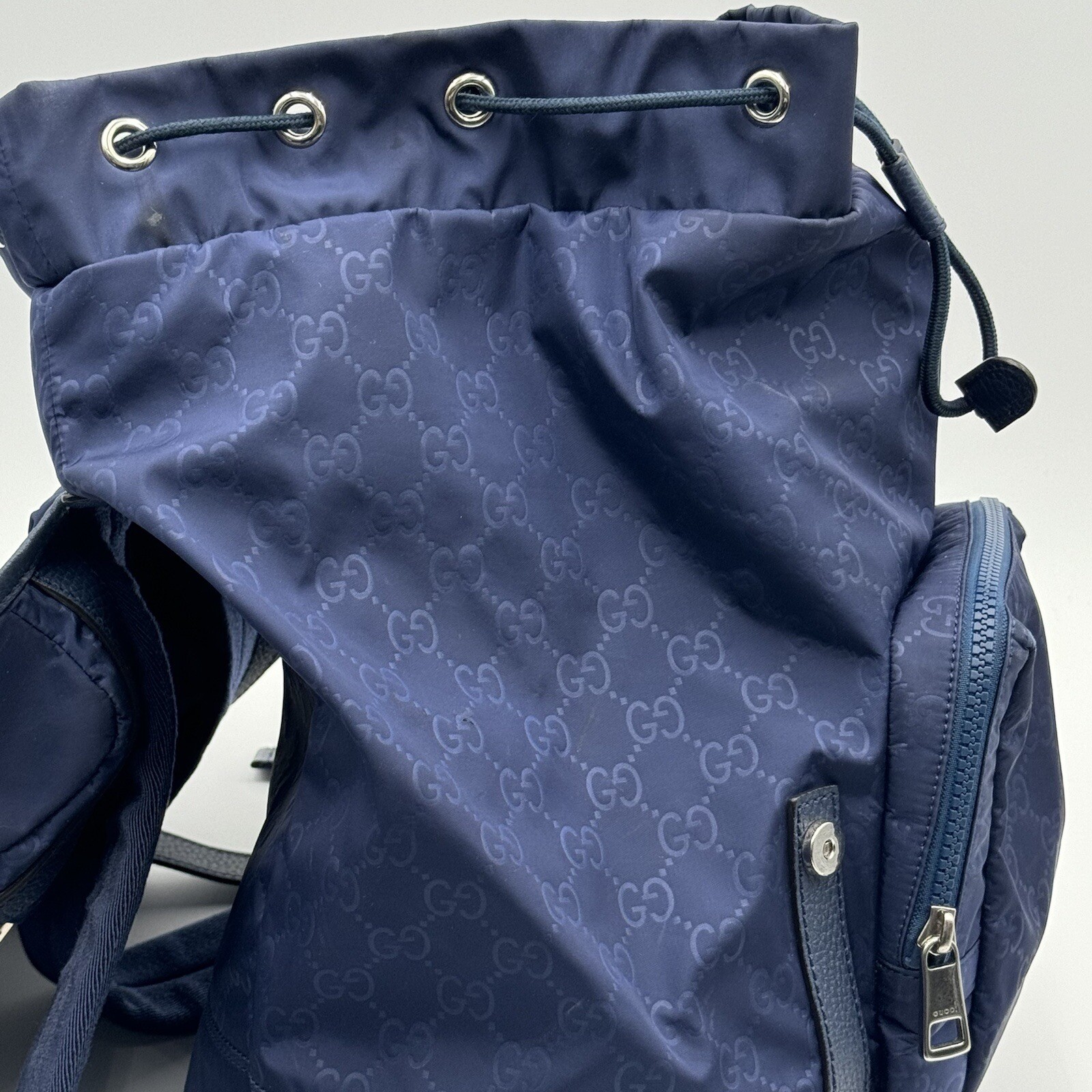 Gucci Nylon Monogram Medium Light Double Buckle B… - image 15