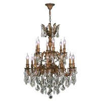 Worldwide Lighting W83350fg27 Versailles 18 Light 27 Wide Chandelier With Cryst on sale Worldwide Lighting W83350fg27 Versailles 18 Light 27 Wide Chandelier With Cryst on sale