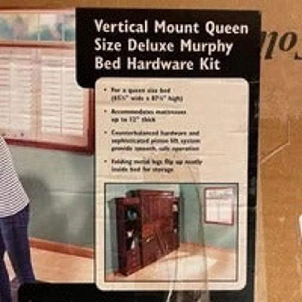 CreateABed Vertical Queen Murphy Bed Hardware Kit eBay
