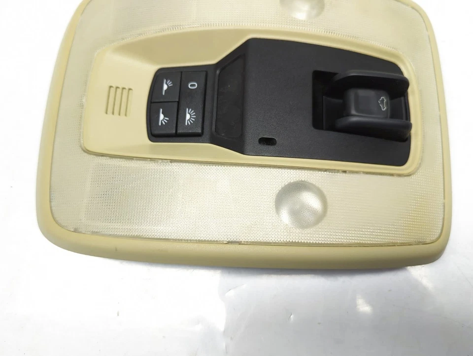 Volvo S80 2011-2014 techo delantero mapa luz domo lámpara consola bronceado OEM 39823155 Foto 2 de 4