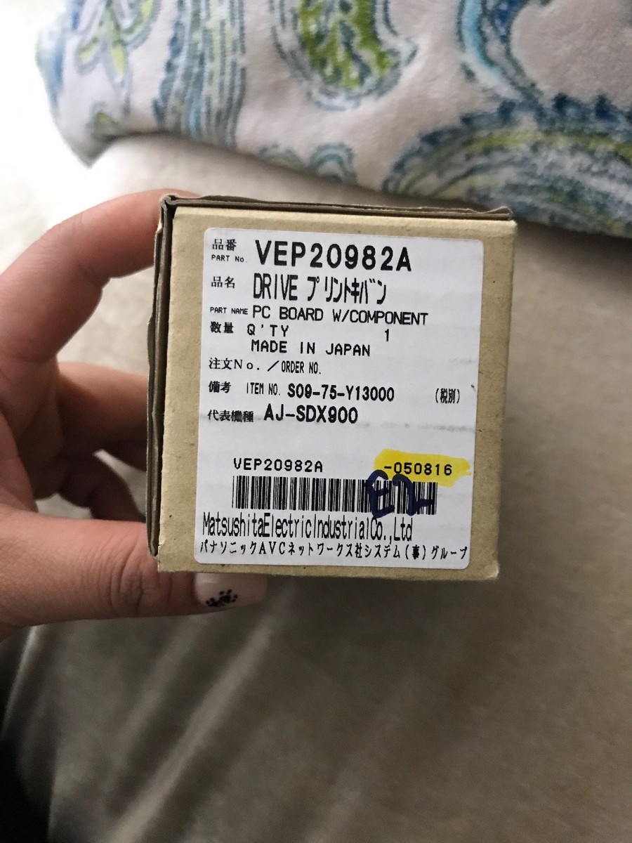 VEP20982A PC Board W/Component S09-75-Y13000 AJ-SDX900 Ships N 24h