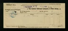 1909 The Central Railroad Company Of New Jersey Freight Bill - Califon, NJ