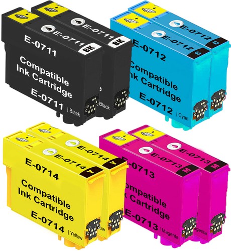 Lot Compatible Ink Cartridges For Epson T0715 - Cyan Magenta Yellow Black - - 第 26/41 張圖片