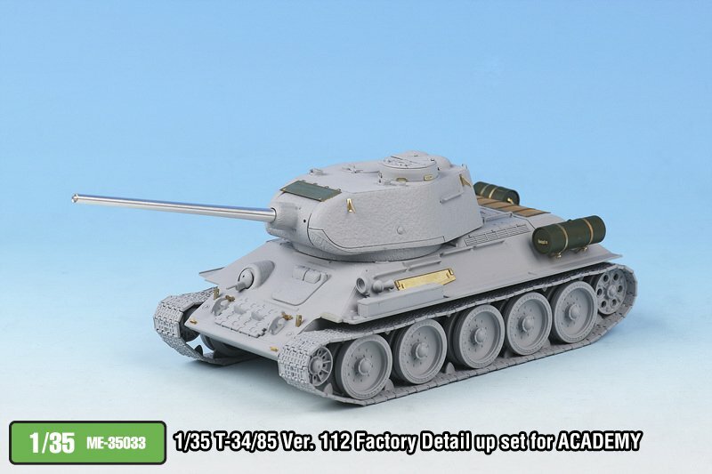 Tetra Model Works 1/35 #ME-35033 T-34/85 (112 Factory) Detail Up Set for  Academy | eBay UK