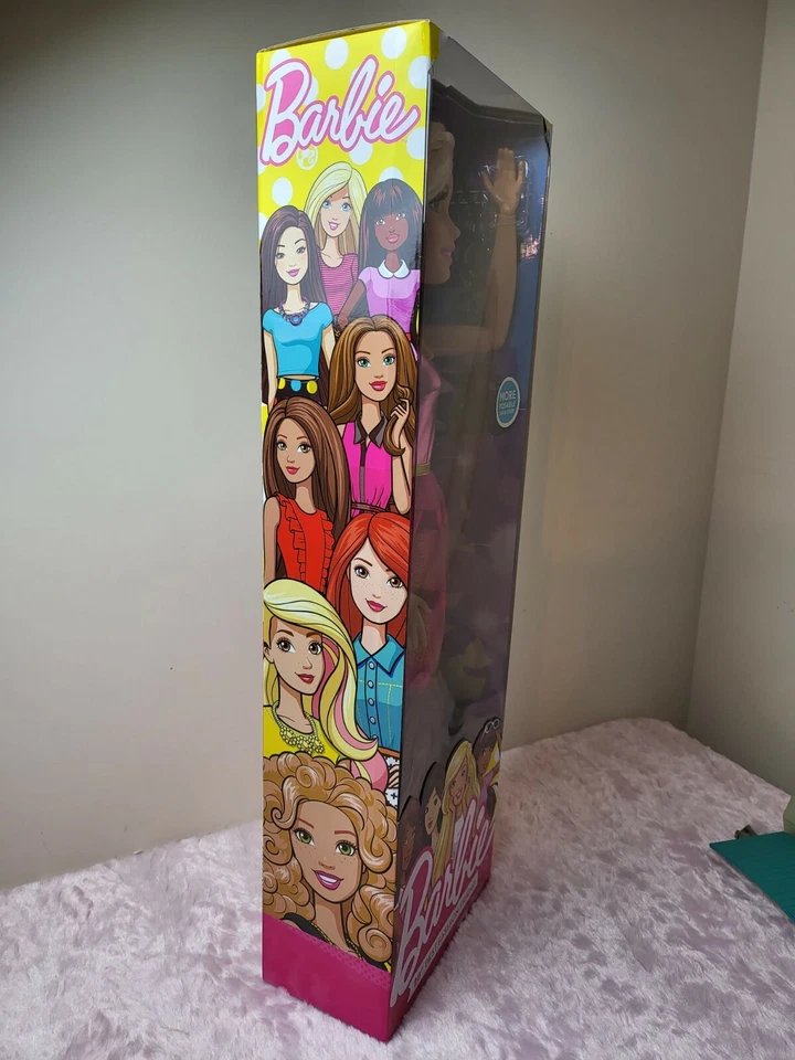 Кукла Barbie 28 дюймов Just Play Best Fashion Friend — светлые волосы No83899 никогда не доставалась из коробки - Изображение 3 из 4