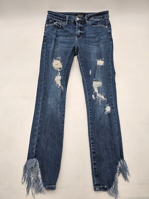 Judy Blue Jeans Womens 7/28 Distressed Style JB8821 Skinny Fit