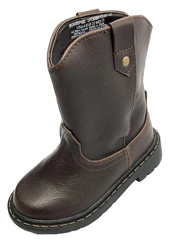 Garanimals младенца/ребенка ясельного возраста мальчиков коричневый без шнуровки/без застежек ботинки обувь: 2-6 - Изображение 2 из 4