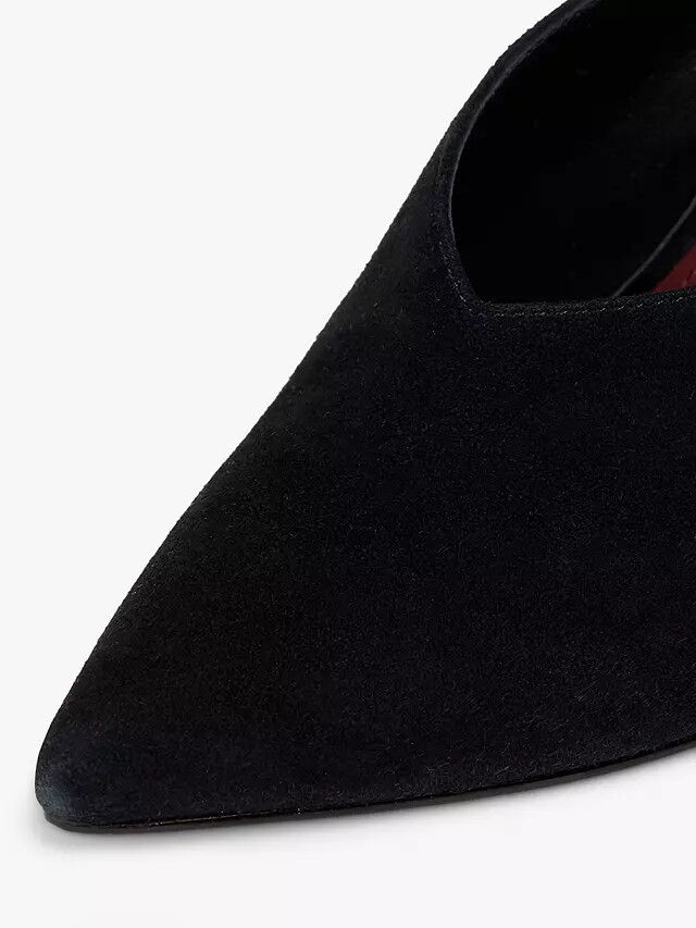 Reiss Kimberley Suede Ankle Strap Mules, Black, Multi Sizes (NEW, Boxed) RRP 180 image 6