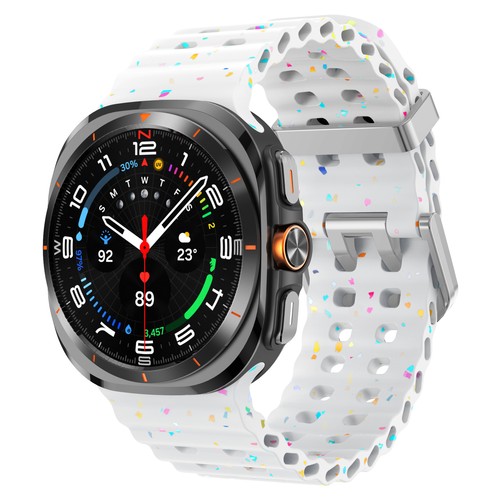 Bracelet Silicone Lumineux pour Samsung Galaxy Watch Ultra2025/Ultra Smartwatch Strap - Photo 36 sur 38