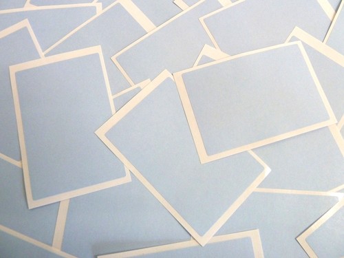 75x50 mm rechteckige Aufkleber farbig rechteckig Klebeetiketten 46 Farben - Bild 36 von 47