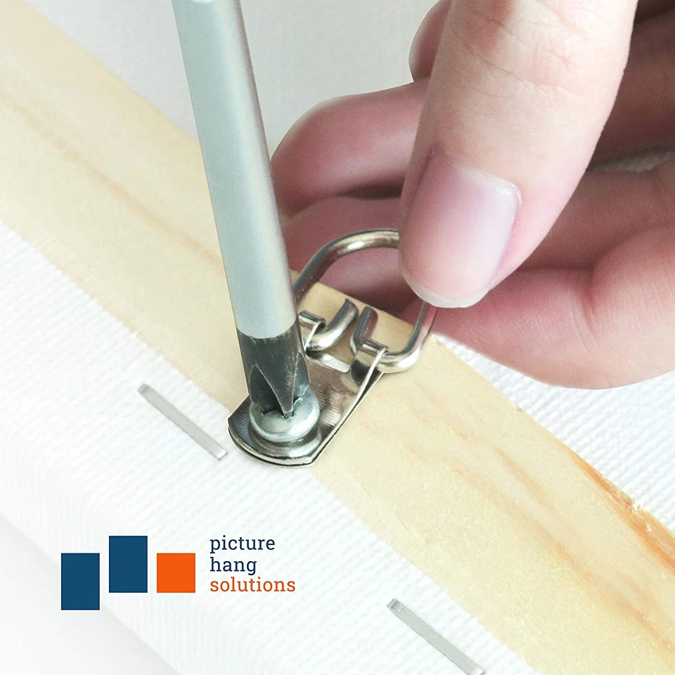 D Ring Picture Hangers with Screws - 1000 Pack - Bulk D Rings - Pro Quality Hang - Image 3 of 4