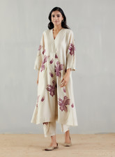 Wrap Maxi Dress Long Medium Cotton