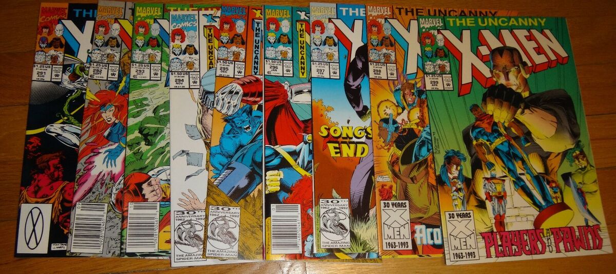 UNCANNY X-MEN #291,292,293,294,295,296,297,298,299 NM 9.4'S UNCANNY X-MEN #291,292,293,294,295,296,297,298,299 NM 9.4'S
