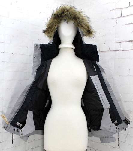 Roxy Meade Insulated Snowboard Jacket, Women's Extra Small XS, Heather Grey New - Picture 5 of 5