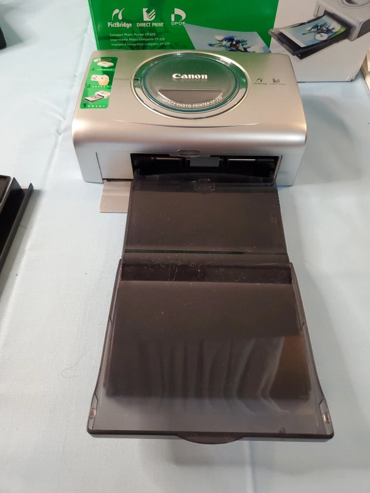 Canon Compact Photo Printer CP-220 PictBridge  Ultra Compact with All Manuals  - Image 4 of 4