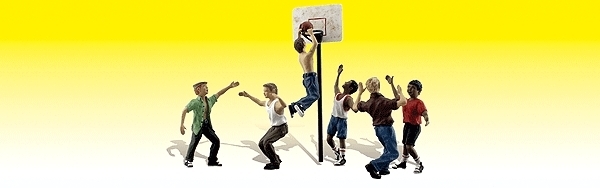 N Gauge - Woodland Figures Basketball Player - 2207 New