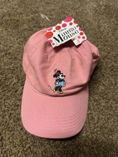 Disney Minnie Mouse Pink Adjustable Adult Hat
