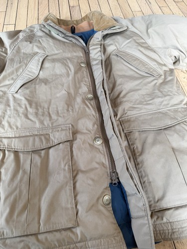 Vintage Woolrich Men XL Goose Down Parka Coat Jacket USA Made Corduroy Collar - Picture 7 of 13