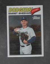 2026 Topps Heritage Chrome #178 Emmet Sheehan Los Angeles  ID:68265