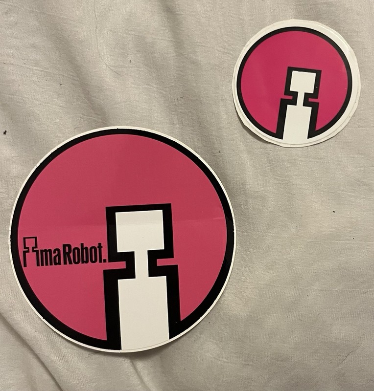 Ima Robot Stickers Promo 2003 Sticker Indie Rock Alex Sharpe Magnetic Zeros