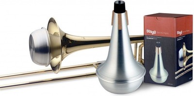 Stagg Model MTB-S3A All Aluminum Straight Mute for Trombone