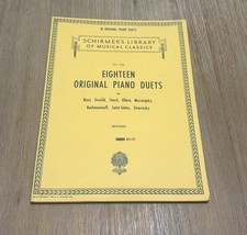 18 Original Piano Duets: Piano Duet English 1953 Paperback