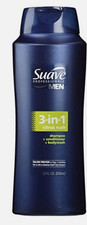 Suave Men 3-in-1 Shampoo Conditioner Body Wash Citrus Rush 28 oz