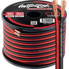 Cables Para Bocinas De Audio Calibre 16 AWG 30 Pies Ft Para Altavoces Casa Auto