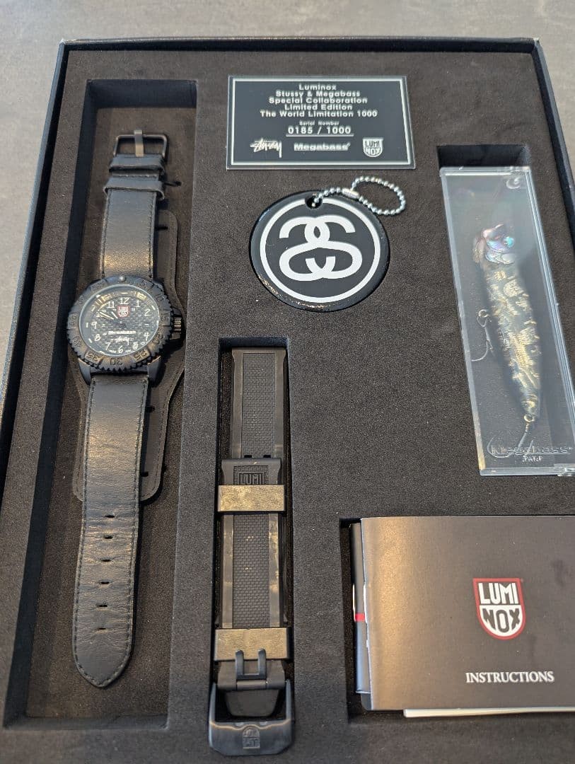 Ultra Rare Luminox Stussy Megabass Limited Edition Watch, 1000 pieces worldwide - Image 2
