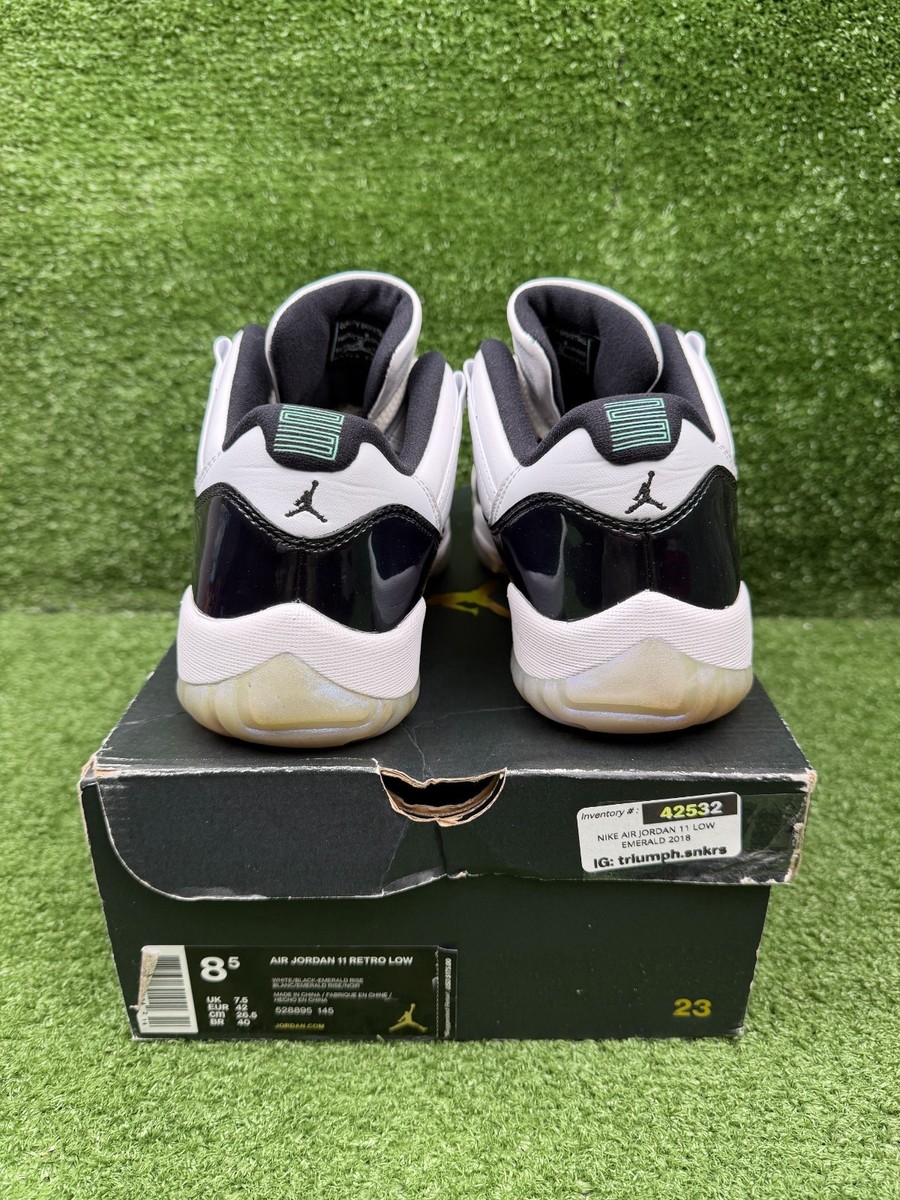 Size 8.5 - Air Jordan 11 Retro Low Emerald 887230301042| eBay