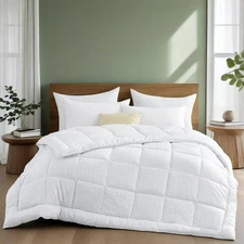 All Season Down Alternative Duvet Insert Comforter with Soft