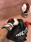 UFC Boxing Gloves 6oz White, red and black — photo 4